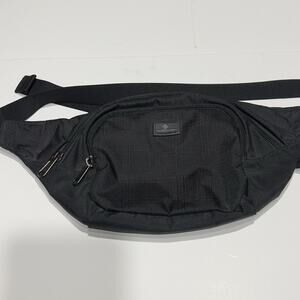 Eagle Creek Fanny Pack Waist Bag Black Double Pocket Nylon